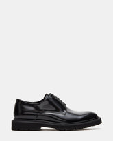 RICOTTA Black Box Lace-Up Derby Lug Men's Dress Shoe | Steve Madden