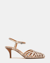 EDIN Snake Fisherman Caged Strappy Women's Kitten Heel | Steve Madden