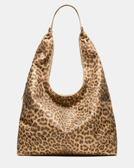 DEMPSYS Bag Metallic Shoulder Strap Slouchy Hobo Tote Handbag | Steve Madden