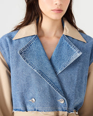 SHYLA COAT DENIM MULTI