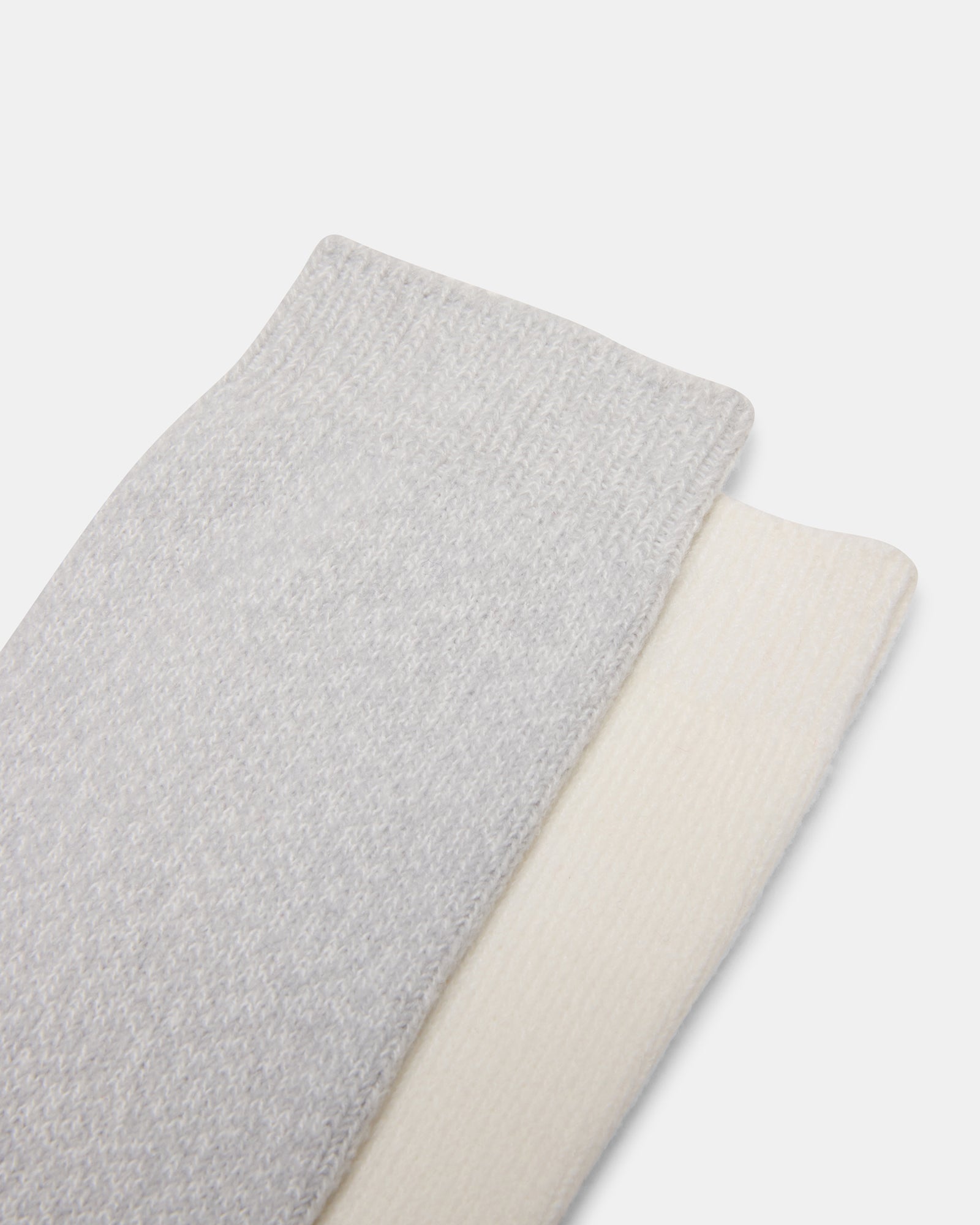 FALL 2 PACK MARLED KNEE HIGH SOCKS LIGHT GREY