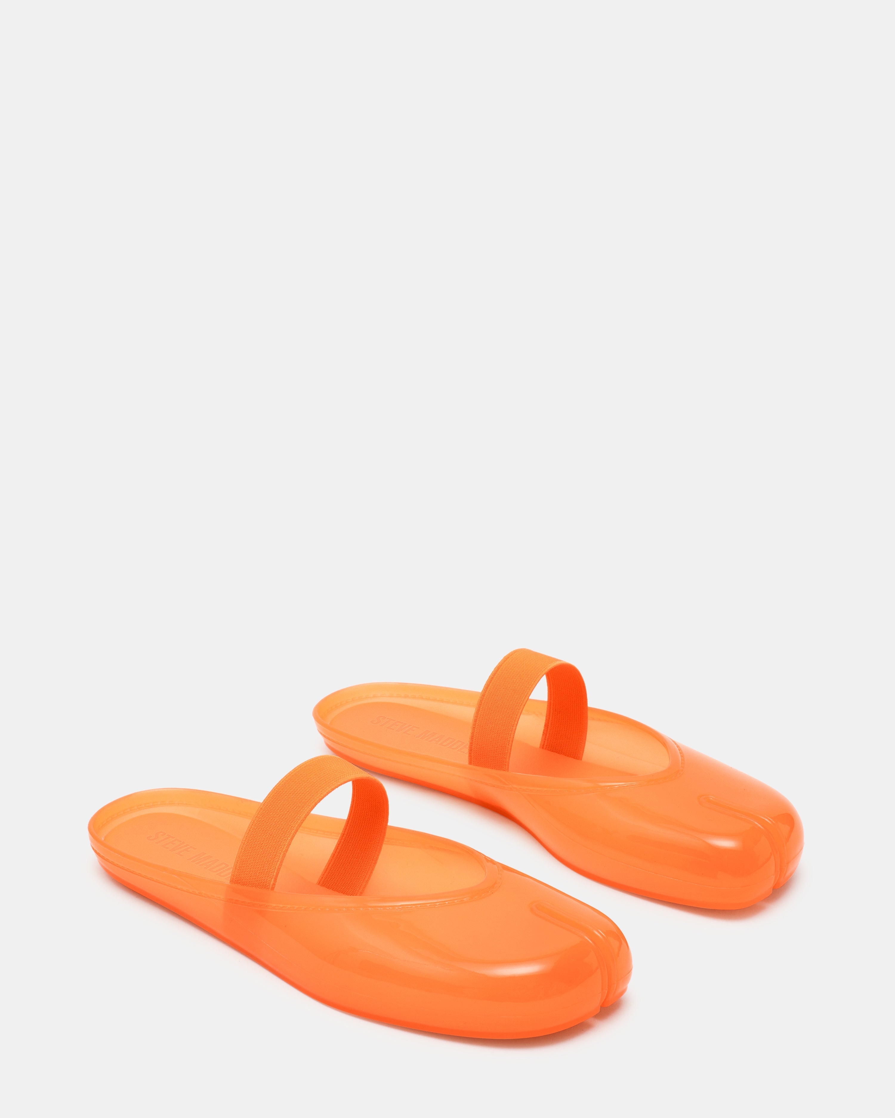 COVA Orange Tabi Split-Toe Slip-On Mule Women's Flat | Steve Madden