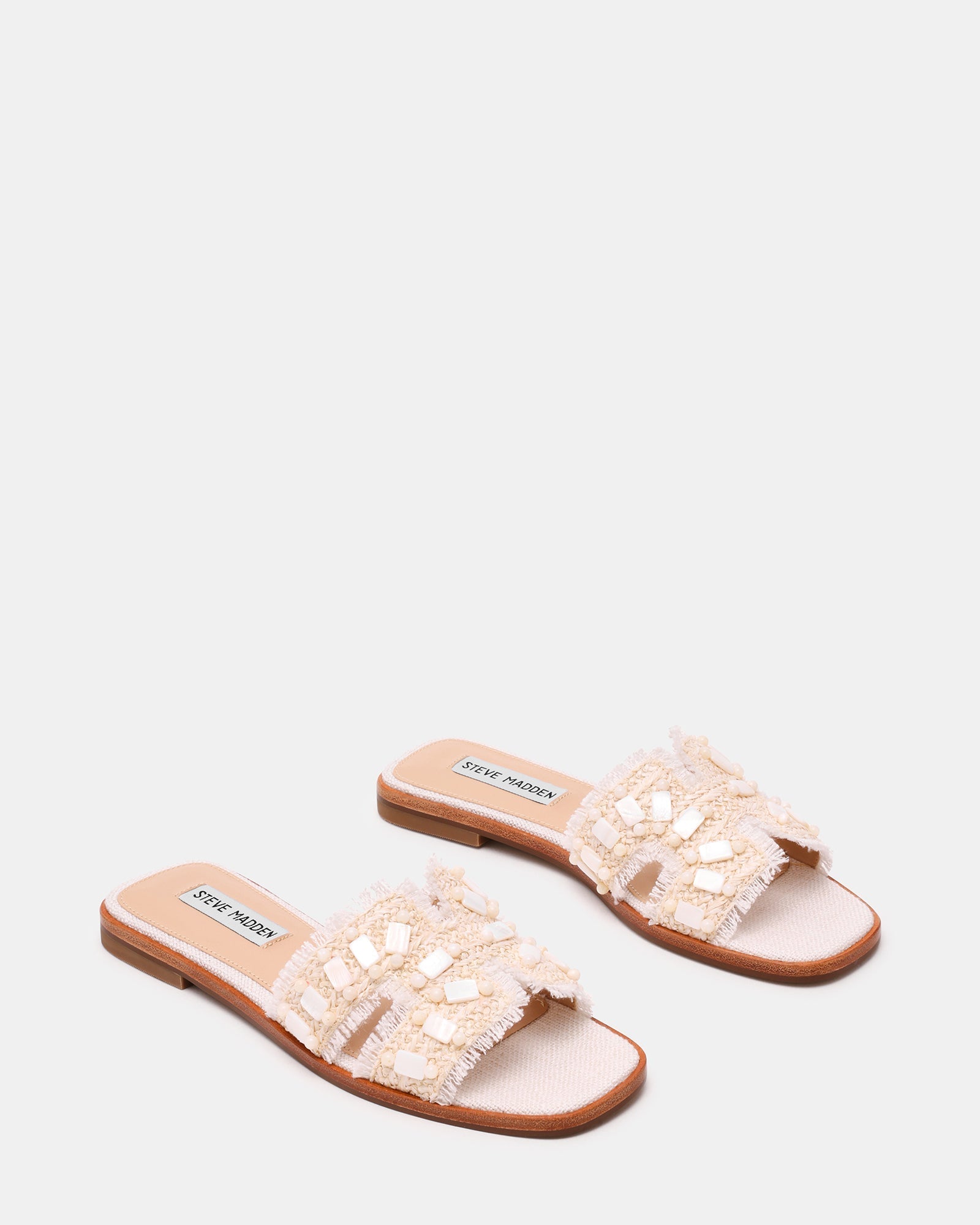 HADYN SHELL BONE RAFFIA