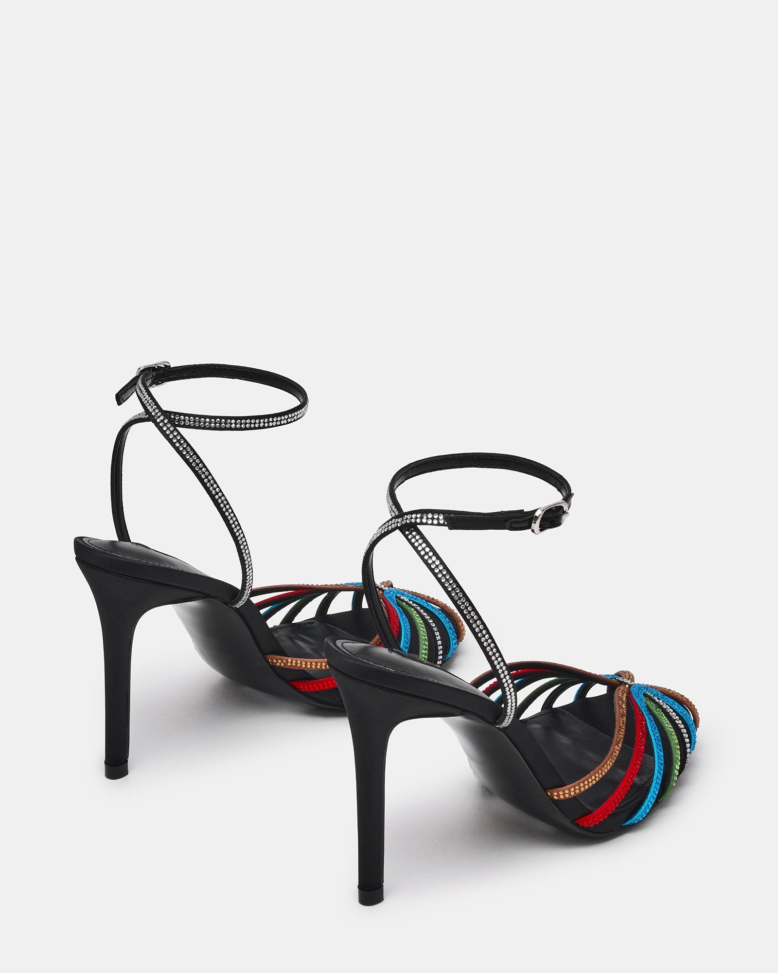 MIZUNA BLACK MULTI RHINESTONES