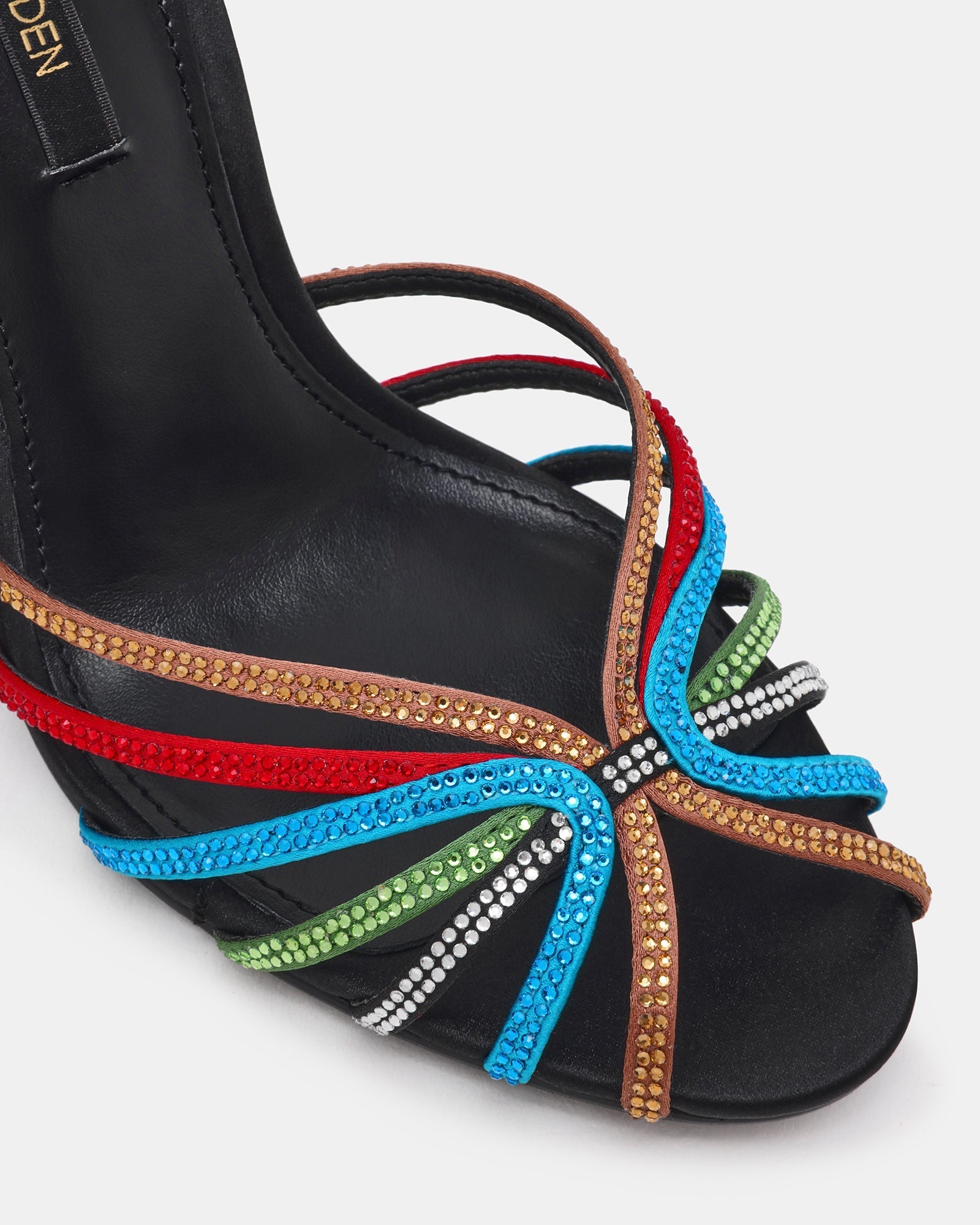 MIZUNA BLACK MULTI RHINESTONES